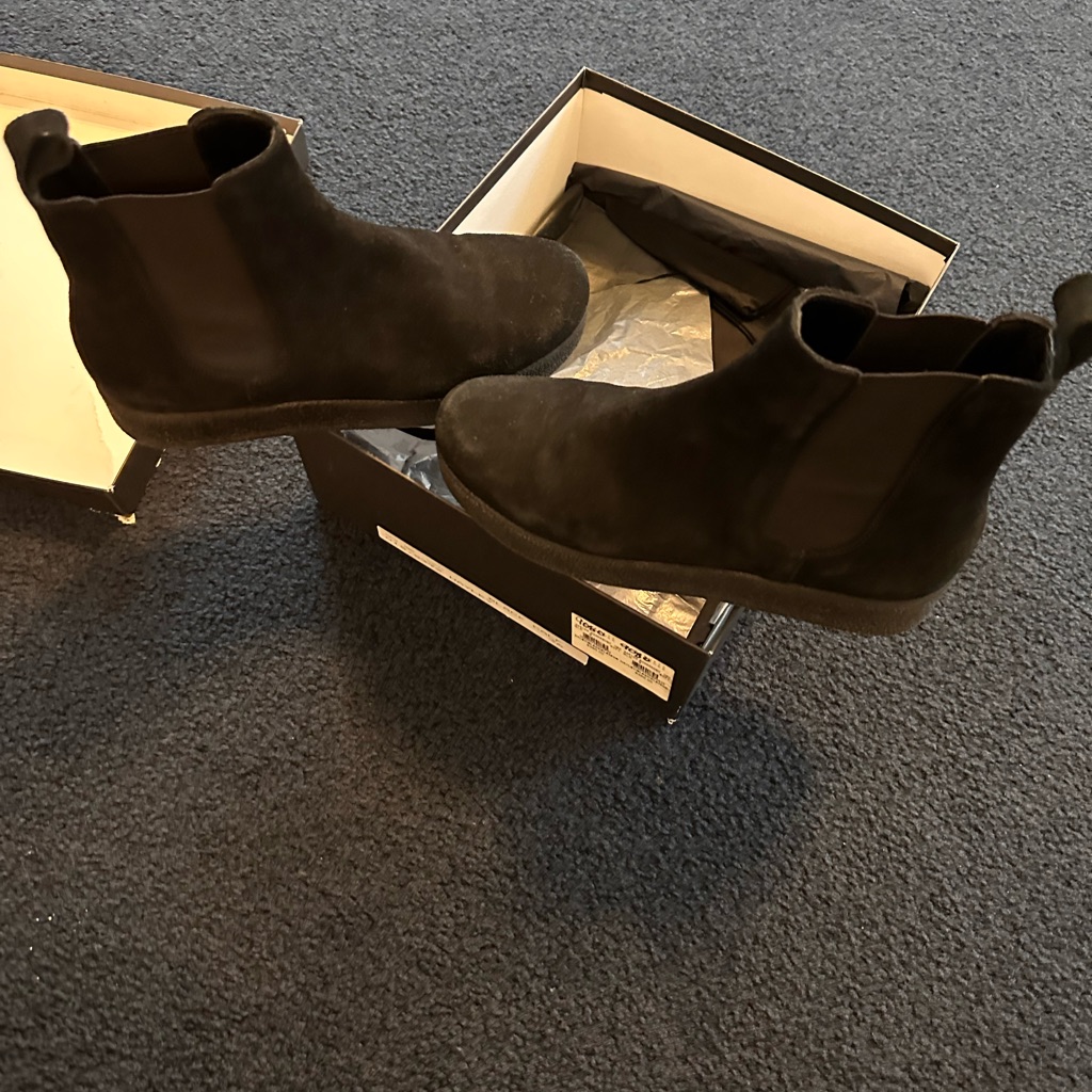 Barneys New York Black Chelsea Booties